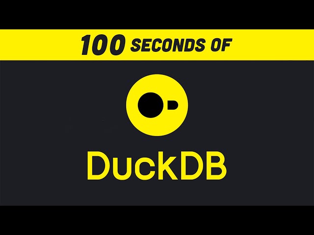 DuckDB in 100 Seconds
