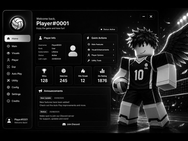 [Keyless] #1 Strongest VOLLEYBALL LEGENDS SCRIPT 100% UNDETECTABLE (FURHUB SHOWCASE) Infinite gems..