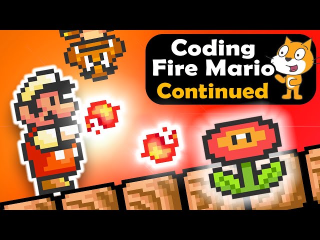 Coding Fire Mario (part 2) | SMB in Scratch E19.2