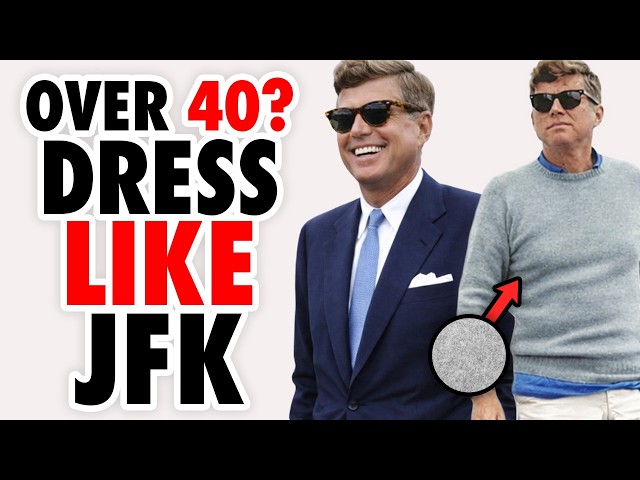 How To Dress Like JFK (Style Guide for Men 40+)