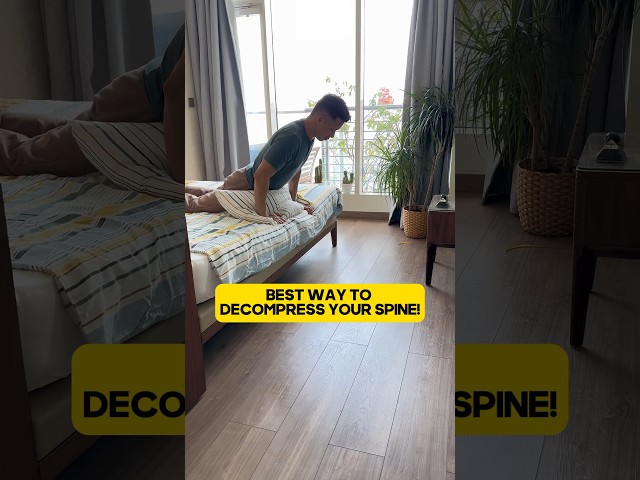 The best way to decompress your spine 👍✅ #herniateddisc #discherniation #backpainrelief #backpain