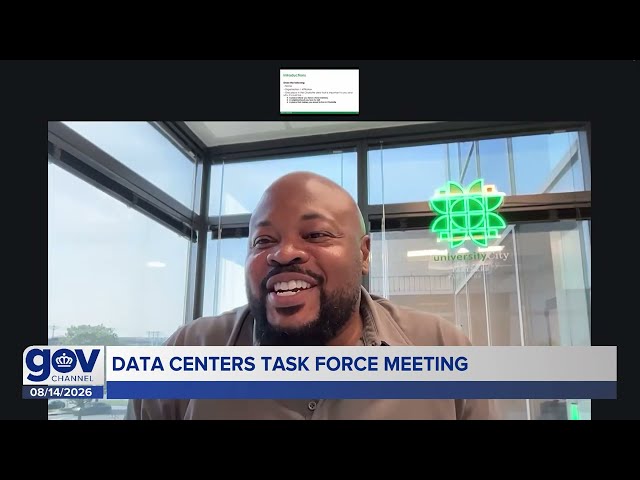 Data Centers Task Force Meeting #1 - August 14, 2026