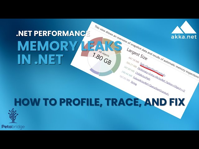 How to Diagnose a Memory Leak in .NET