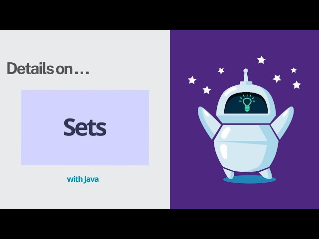Sets with Java