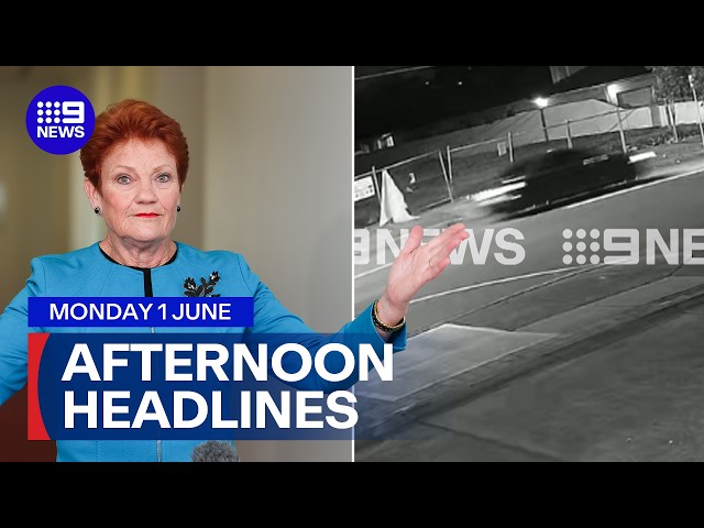 One Nation's first ever lead in polls; Exclusive pictures of wild police chase | 9 News Australia