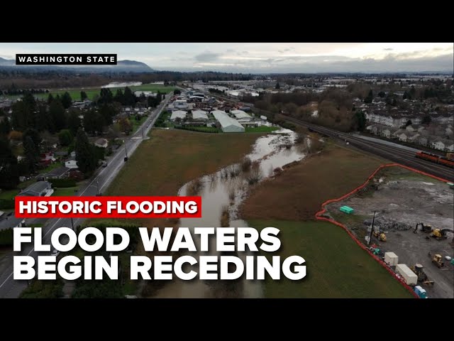 Floodwaters recede in parts of the region as cleanup efforts begin