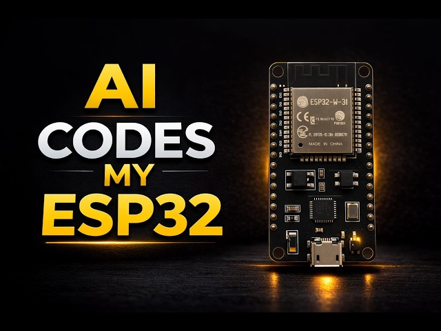 I Stopped Writing ESP32 Code… My AI Does It