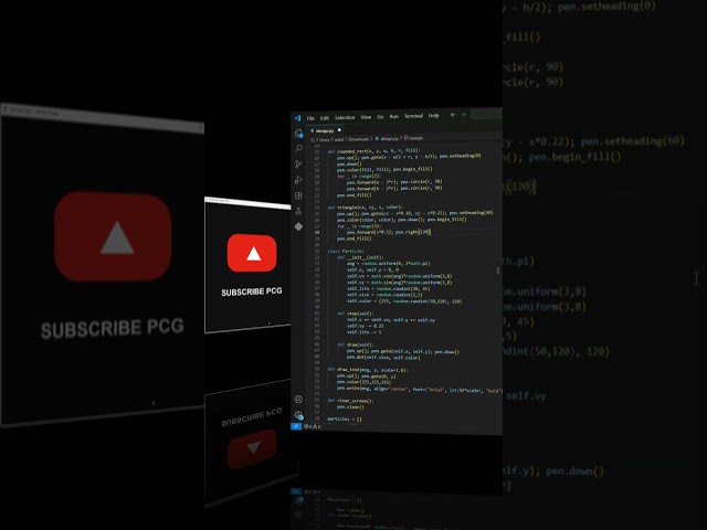 YOUTUBE LOGO DESIGN IN PYTHON BEGGINERS #coding #ai #chatgpt #youtube #python #grok
