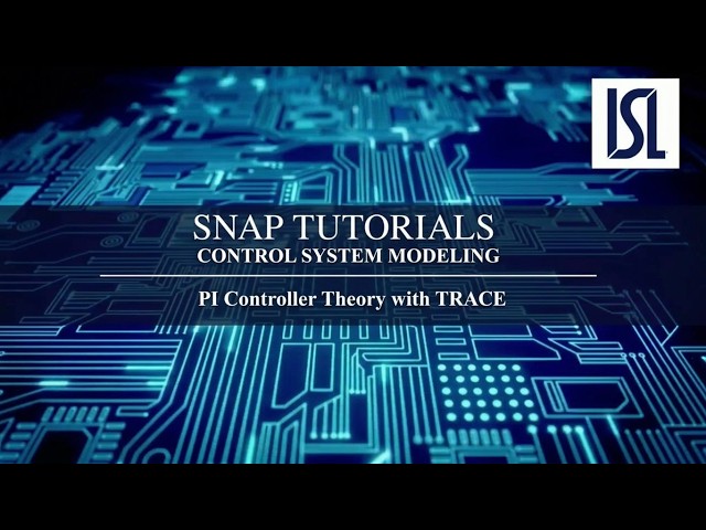 TRACE Control System Modeling and PI Controller Theory with SNAP