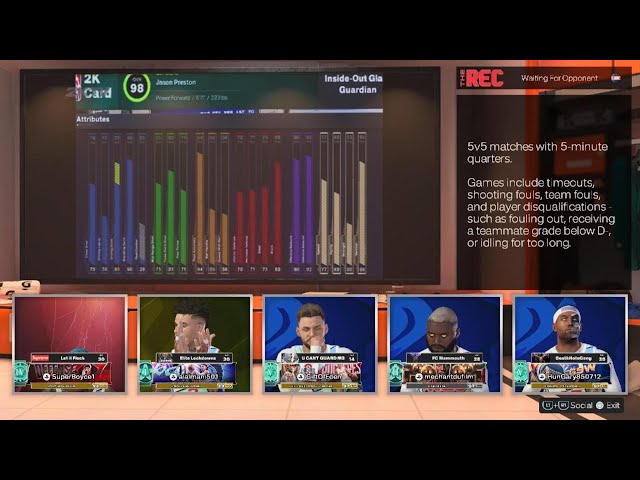 NBA 2K26 Rec gameplay 100% shooting