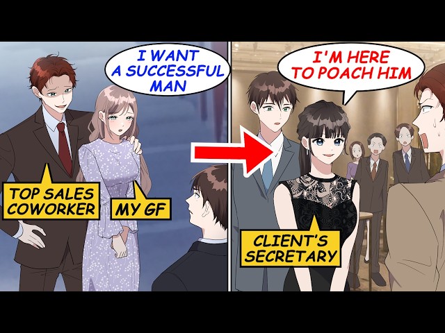 My girlfriend got stolen by our top sales rep. Then a client's secretary poached me!? [Manga]