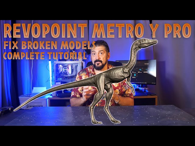 Revopoint MetroY Pro 3D Scanner - Fix broken models, complete tutorial