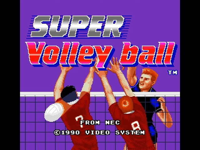 PC Engine Longplay [198] Super Volley Ball (JP)
