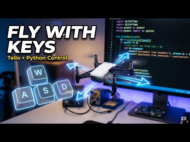 I Controlled a Drone with My Keyboard (Python Tutorial)