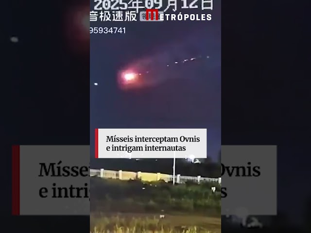 Mísseis interceptam Ovnis e intrigam internautas