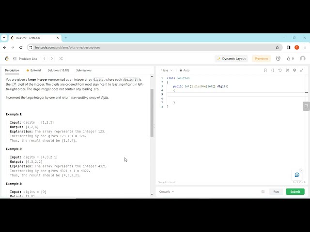 66. Plus One | Leetcode | Math based | Fundamentals