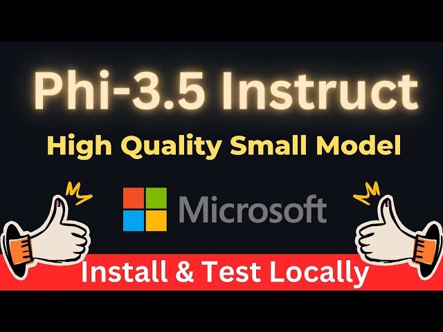 Phi-3.5 Mini Instruct Released - Installed and Tested Locally