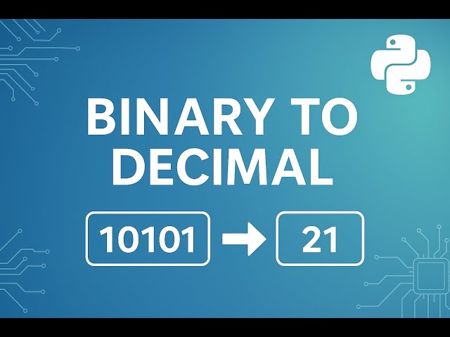 Binary to Decimal Conversion | Clean Python Logic | Interview-Focused