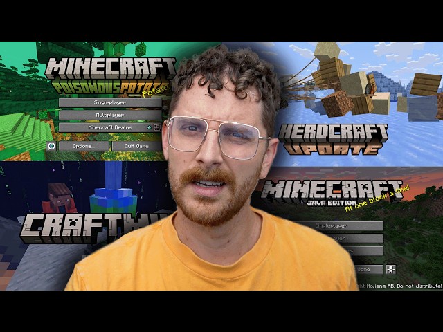 I Played Every Minecraft April Fools Update. It Was Insane.