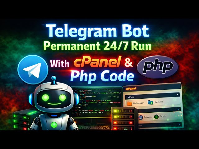 How to Run Telegram Bot 24/7 on cPanel with PHP (Step-by-Step) | No VPS Needed | Anish Exploits