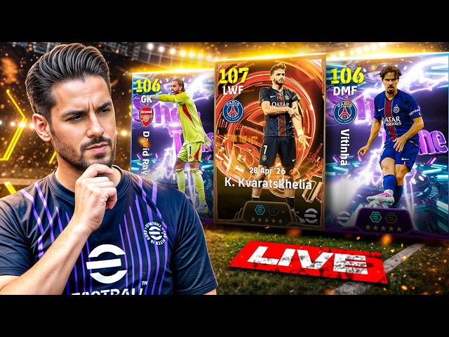 CHAMPIONS LEAGUE WINNERS PACK 🏆 KVARATSKHELIA x VITINHA x D. RAYA REVIEW 🔥 eFootball LIVE