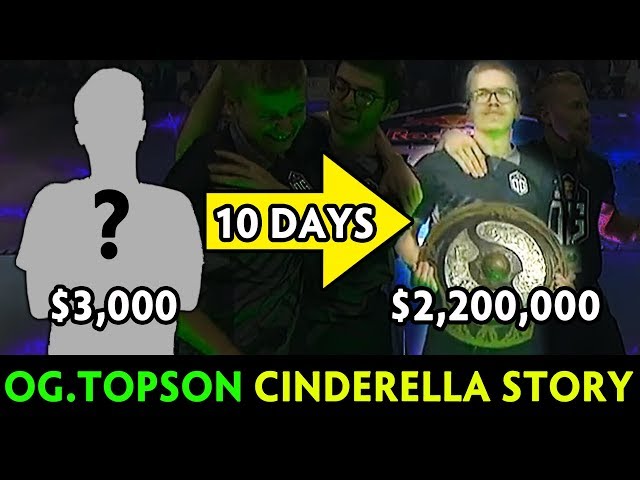 OG.Topson — from no one to TI8 champion in 10 DAYS