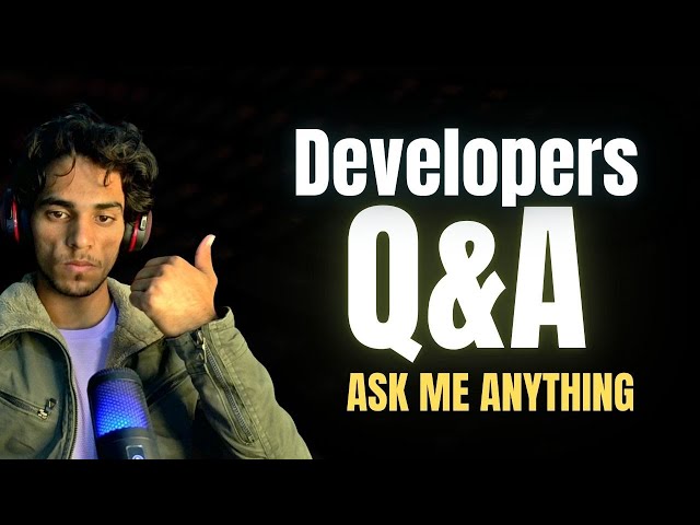 full-stack developer Q&A Session...!