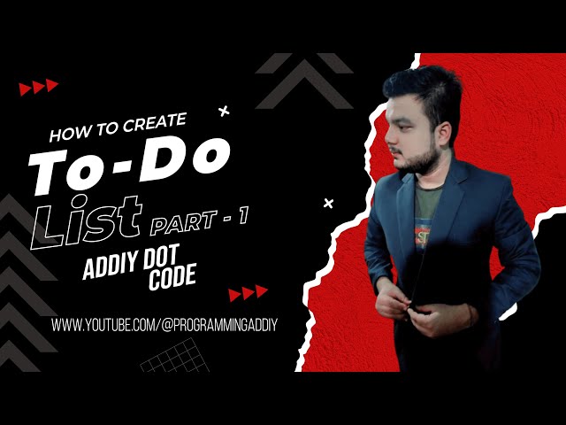 JavaScript Project Tutorial: Building a To-Do List App (Part 1)