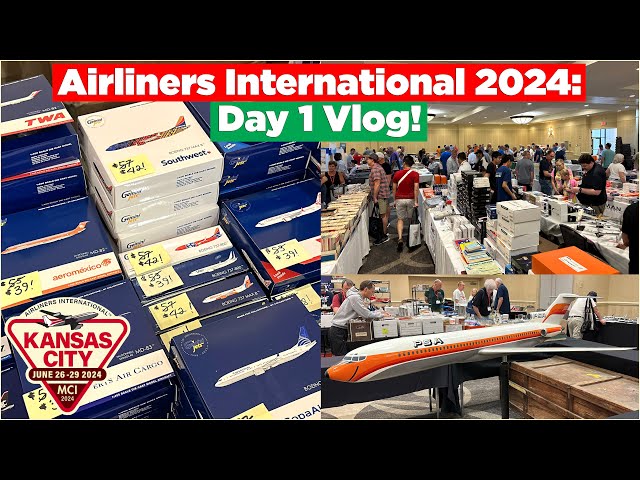 AIRLINERS INTERNATIONAL 2024: Day 1 Vlog! (GeminiJets, Avgeeks, & More!)