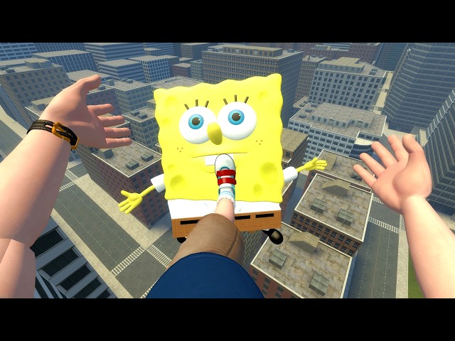 SPARTAN KICKING SPONGEBOB in Garry's Mod!