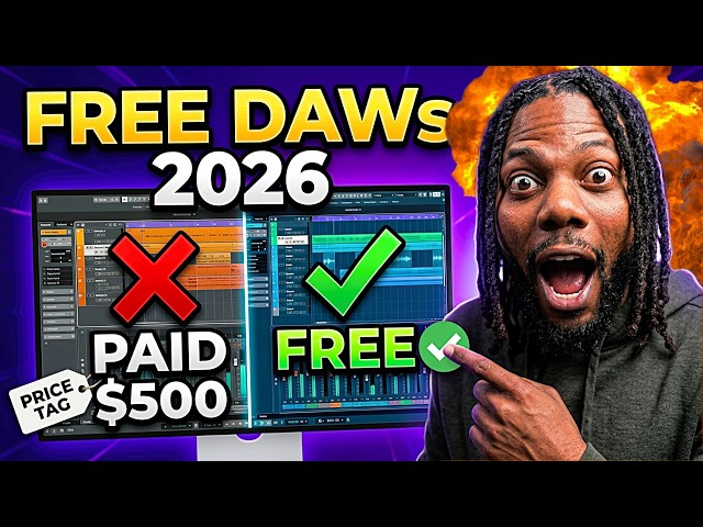 Best FREE DAWs for Music Production in 2026