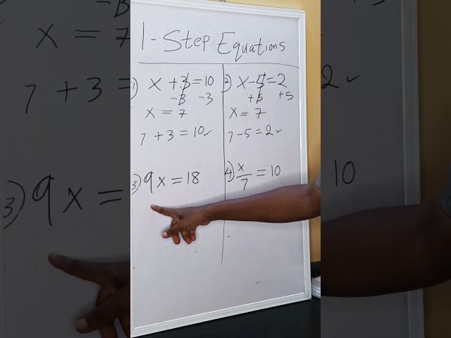 How to Solve One-Step Equations #OneStepEquations#AlgebraForKids#MathForKids#AlgebraBasics#MathHelp