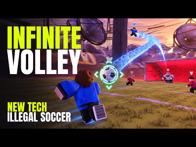 Infinite Volley Tech | Illegal Soccer Tutorial #roblox #illegalsoccer
