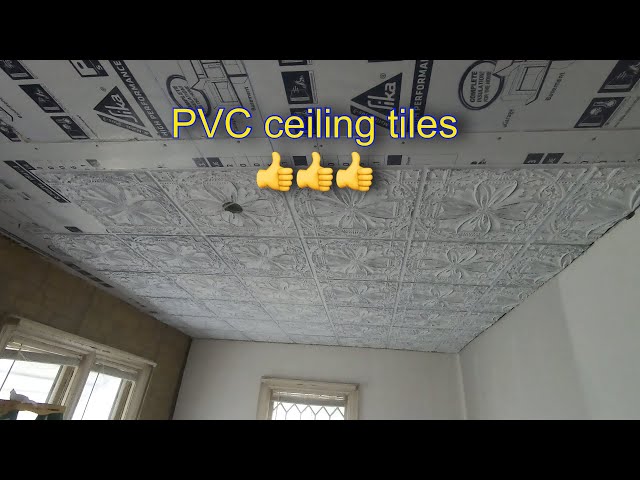PVC ceiling tiles 👍👍 NICE STUFF
