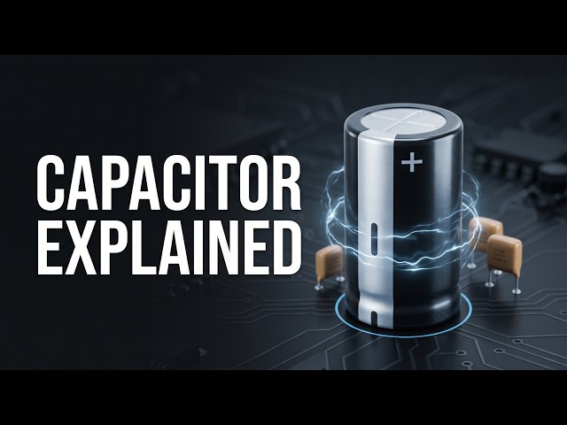 Capacitors Explained: How Capacitors Work & Types of Capacitors