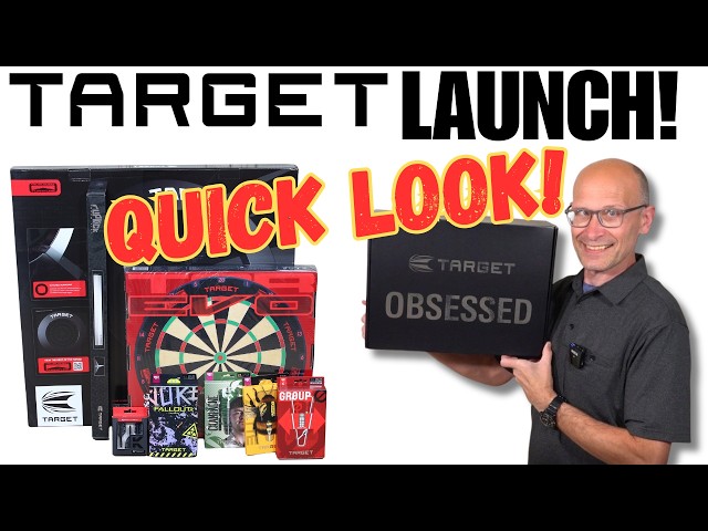 Target Darts Launch Quick Look Unboxing Preview