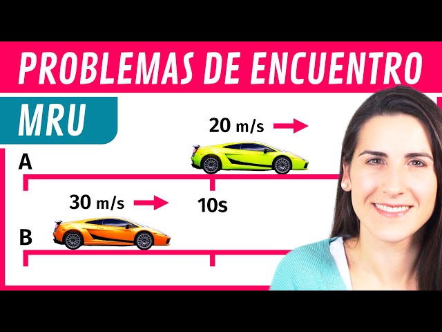 MRU Problema de ALCANCE o PERSECUCIÓN 🚗 🚓