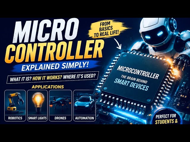 Microcontroller Explained Simply | What It Is & Where It's Used