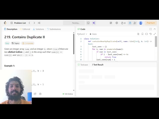LeetCode 219 Contains Duplicate II | HashMap Solution Explained Simply