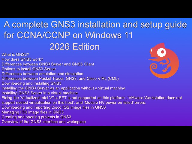 GNS3 Installation and Configuration | Troubleshooting GNS3 installation & setup errors on Windows 11