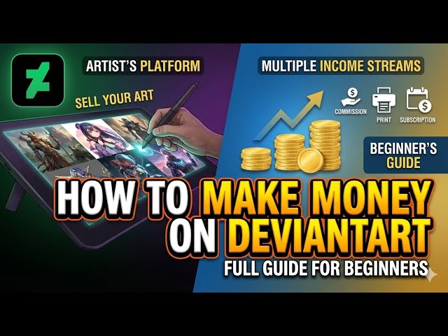 How to Make Money on DeviantArt (Beginner Artist’s Full Guide)
