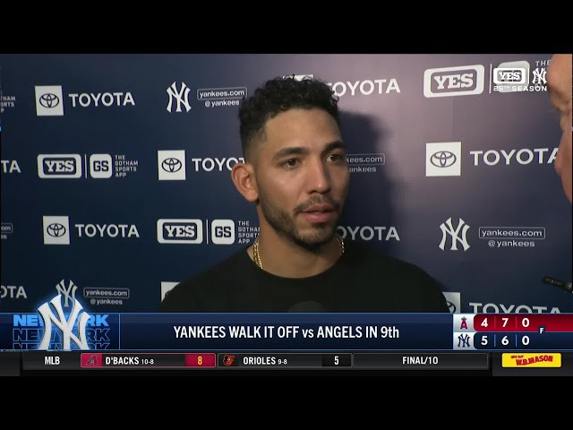 Caballero on executing game-winning play