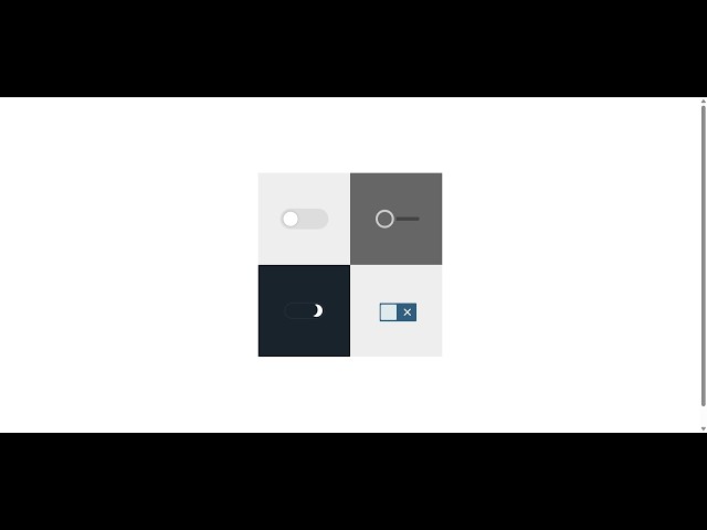 Custom Check box Toggle Switch || CSS Animation