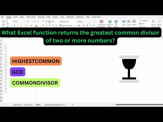 #436 - Excel formula question and answer