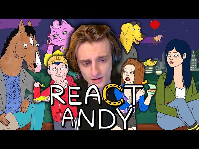 BINGING Bojack Horseman S1, the most depressing comedy - React Andy The Movie