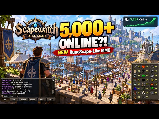 This NEW RuneScape-Like Idle MMO Is BLOWING UP… | Scapewatch
