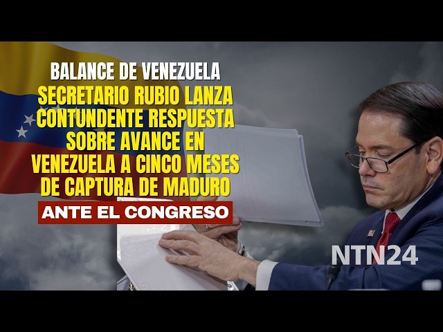 Secretary Rubio releases a strong assessment of progress in Venezuela 5 months after Maduro's cap...