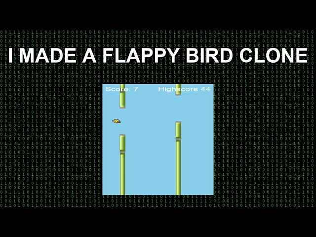 I suck at programming, so I tried to make Flappy Bird (Python & Pygame)