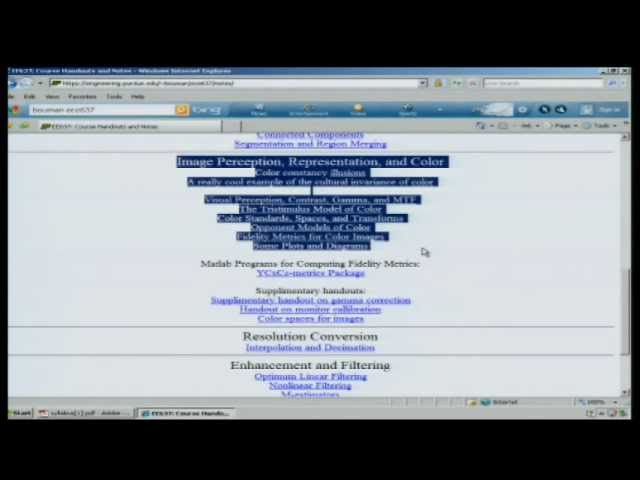 Digital Image Processing I - Lecture 1 - Introduction