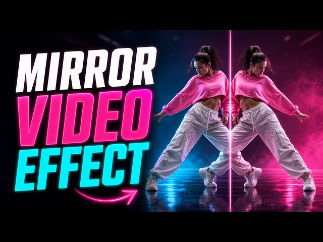 How to Create a Trending Mirror Video Effect in Canva Pro is not required